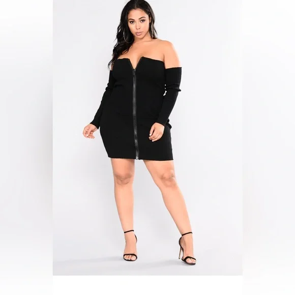 slim fit dress slacks Fashion Nova Black Sequin Strapless Sleeveless Mini Cocktail Gown Dres –  Brie main image 1